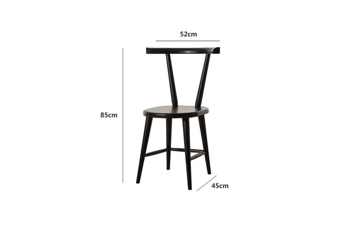 Bilbo Dining Chair, Black