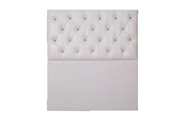 Silwer Hoofdbord, 100 Cm