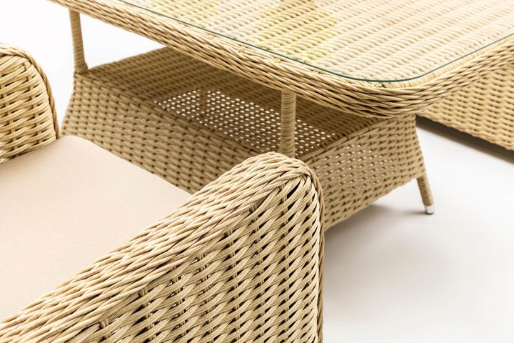 Cosmo Outdoor Sofa Set, Cream