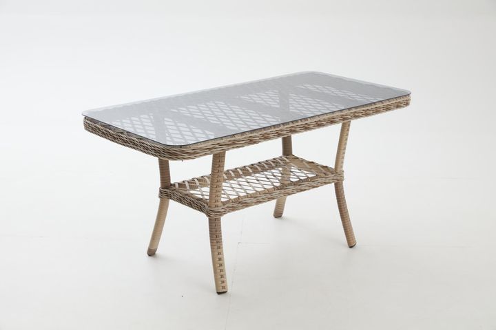 Pirus Rattan 3+1+1 Tuinloungeset, Beige