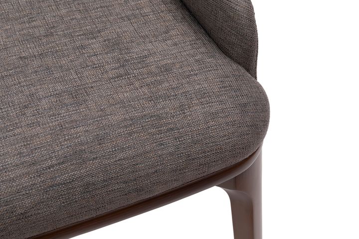 Sun Dining Chair, Ash Grey & Walnut