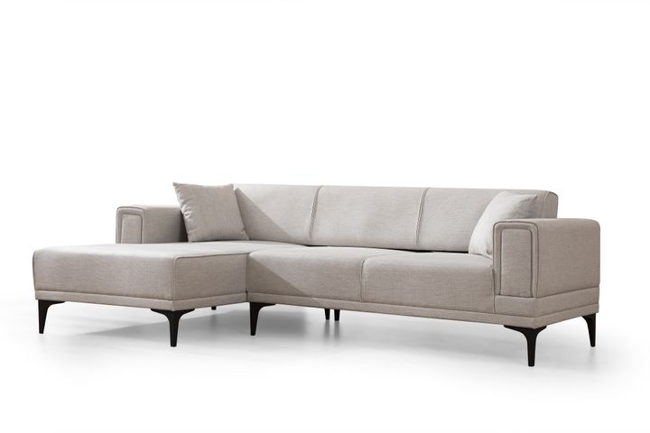 Horizont Hoekbank Links, Creme