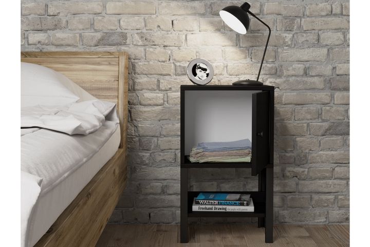 Maria Premium Nachtkastje, Zwart