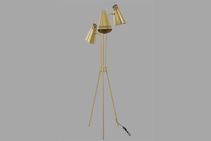 Lumexx Acacia Vloerlamp Met Laserkop, Verouderd