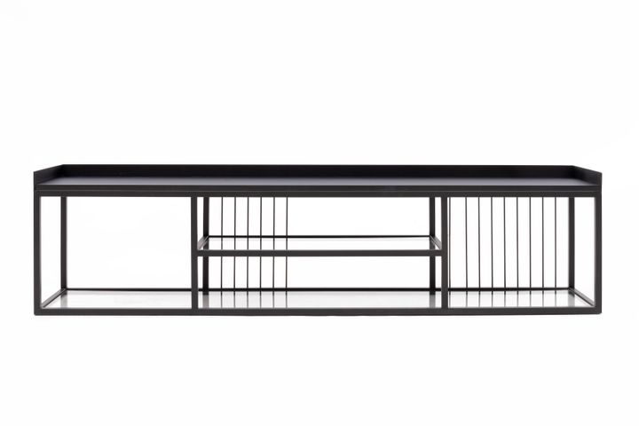 Lola Tv-Meubel, Zwart, 180 Cm