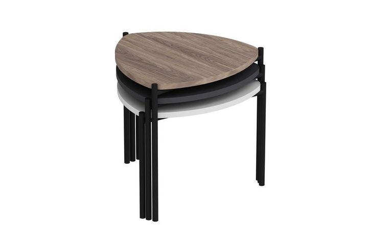 Medway Lenny Metalen Zettafels, Antraciet