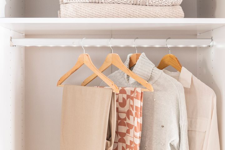 Luna Kledingkast Led Hanger Pijp, 90 cm