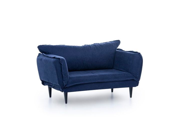 Futon Vino 2-Zitsbank, Donkerblauw