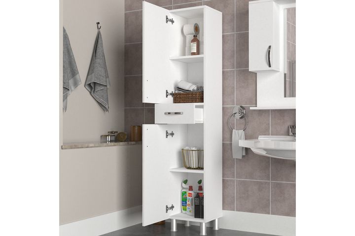 Celine Bathroom Cabinet, White