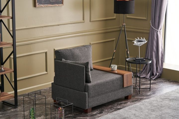 Fly Fauteuil, Links, Antraciet