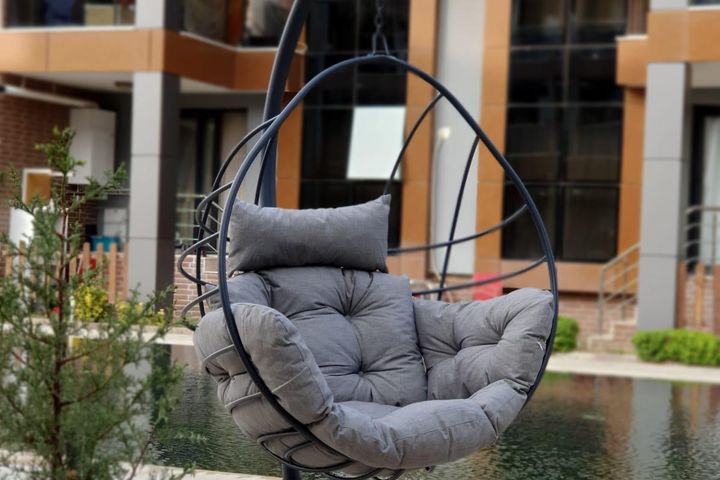 Anka Porch Swing, Grey