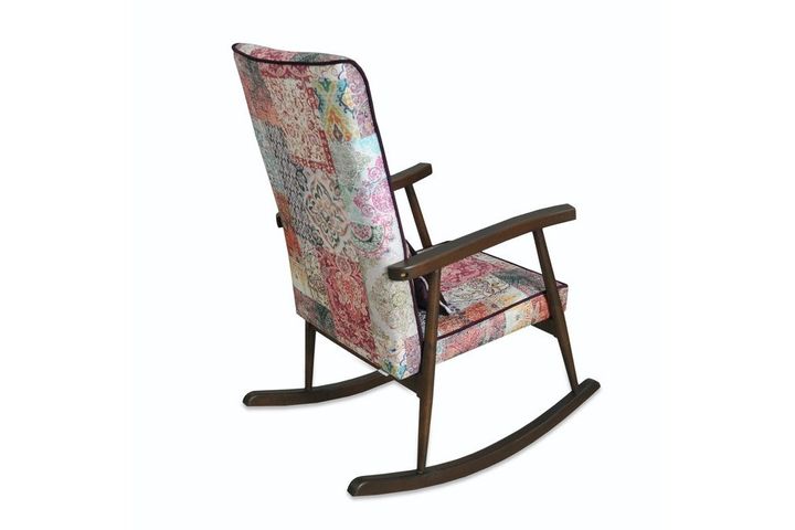 Asedia Trend Authentieke Schommelstoel, Walnoot