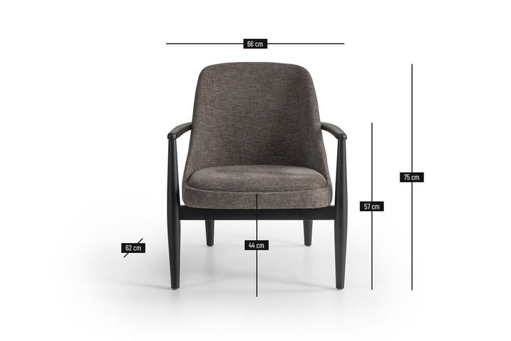 Tera Fauteuil, Zwart