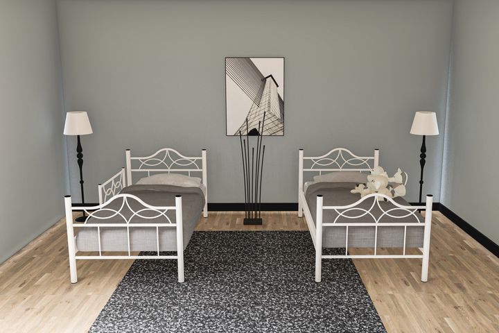 Hadley Stapelbed, 90x190cm, Wit