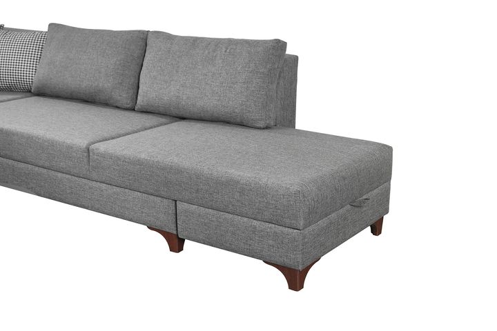 Masse Hoekbank Rechts, Grijs