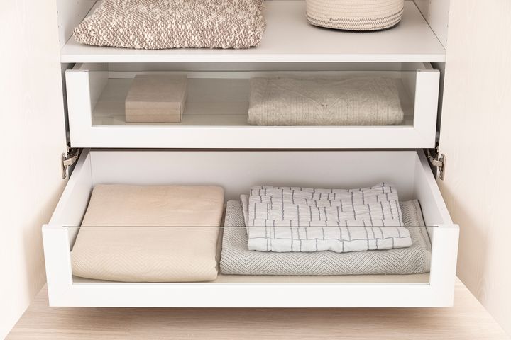 Luna Kast, Glazen Lade, 90 cm