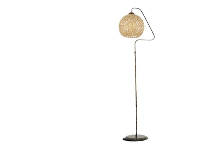 Coude Vloerlamp, Goud