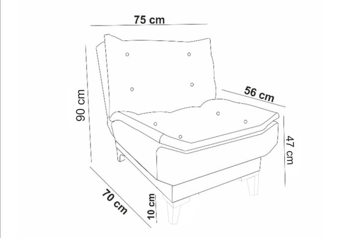 Kelly Fauteuil In Linnen Stof, Groen