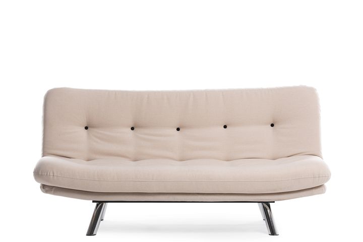 Pafu Hippo Linnen 3-Zitsbank Met Bed Functie, Crème