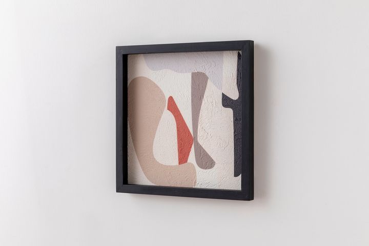 Rune Dubbele Travertijn Gestructureerde Tafel, 40x40 cm