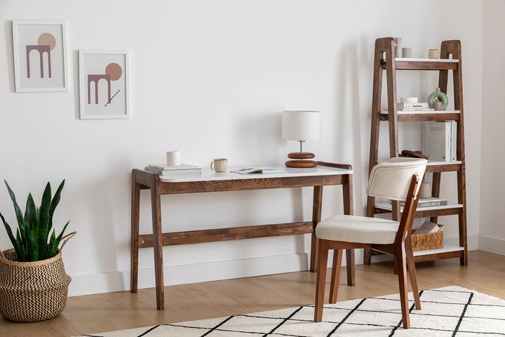 Noma Bureau, Notenhout, 130 Cm