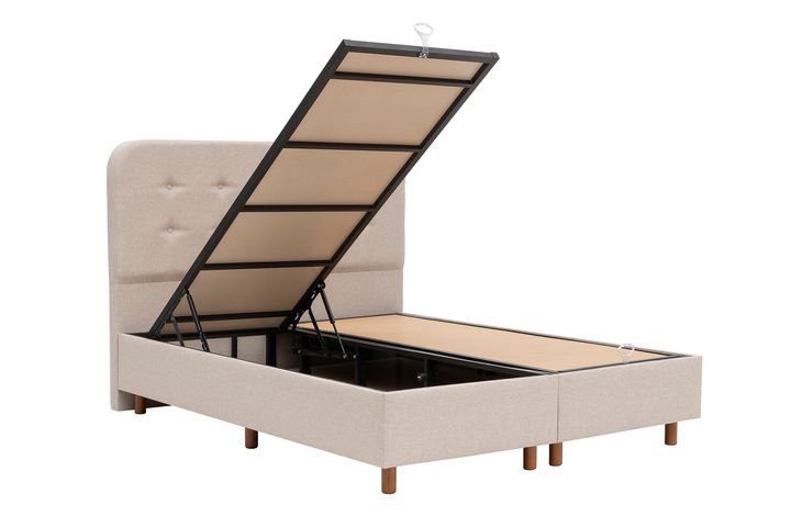 Luna Notte Boxspring Set, 100x200 cm (Kleurkeuze Stof In Showroom)