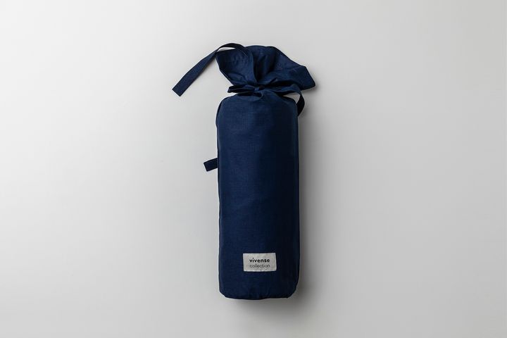 Ranforce Fitted Sheet, Single Size, Navy
