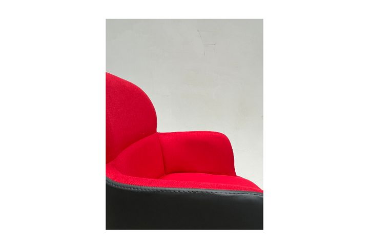 Sancak Office Roll Bureaustoel, Rood Antraciet