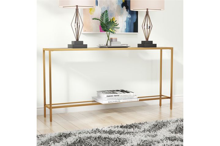 Gizela Console Table, 150 cm, Gold