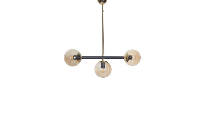 Honey Optical 3-Light Glass Chandelier