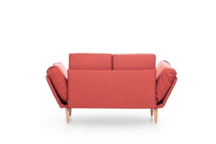 Futon Nina 2-Zitsbank, Steenrood