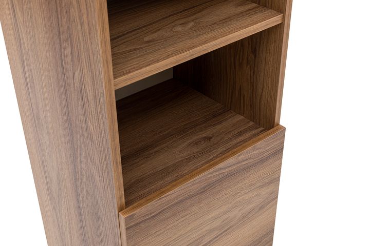 Luke Bookcase, 188 cm, Walnut