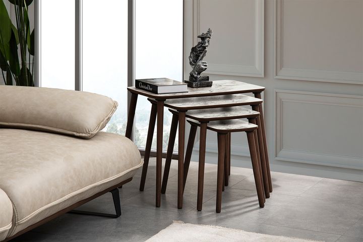 Lucy Zettafel Set, 4-delig, Wit