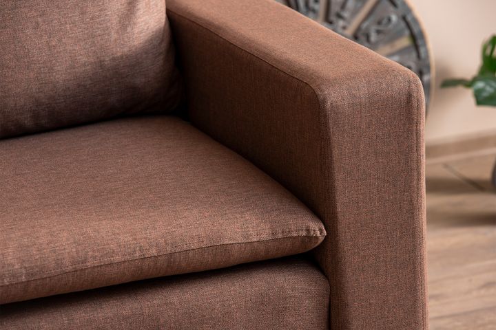 Pafu Lungo Fauteuil, Lichtbruin