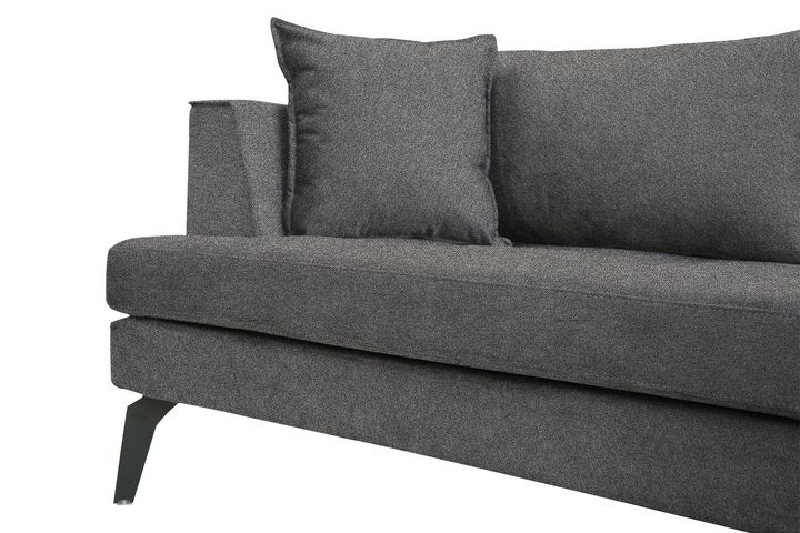 Bailey Corner Sofa Right Chaise, Grey