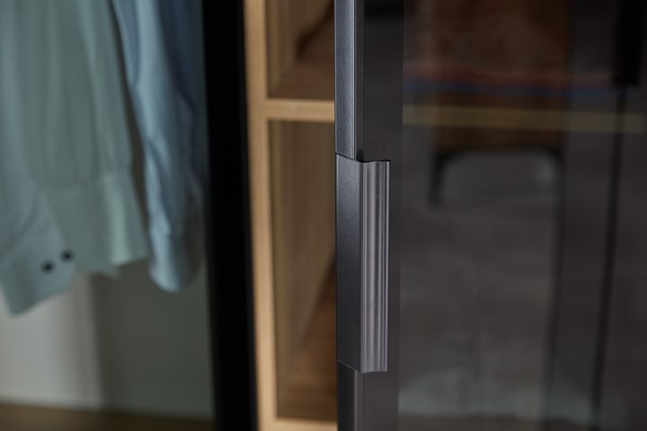 Ety Glazen Kledingkast met 5 Deuren