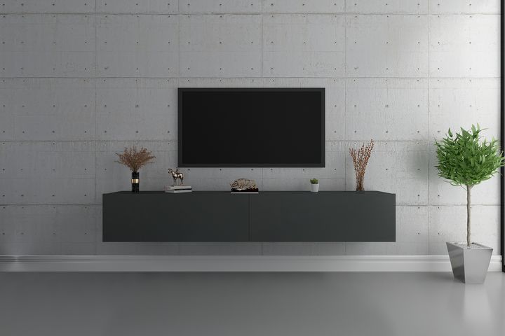 Holand TV Unit, 180 cm, Anthracite
