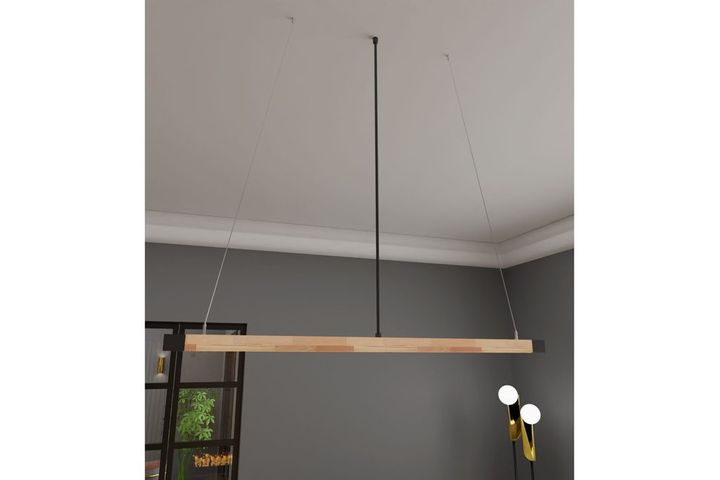 Diverse Lineer 1-Light Pendant, Black