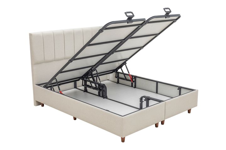 Luna Carpo Boxspring Set, 150x200 cm (Kleurkeuze Stof In Showroom)