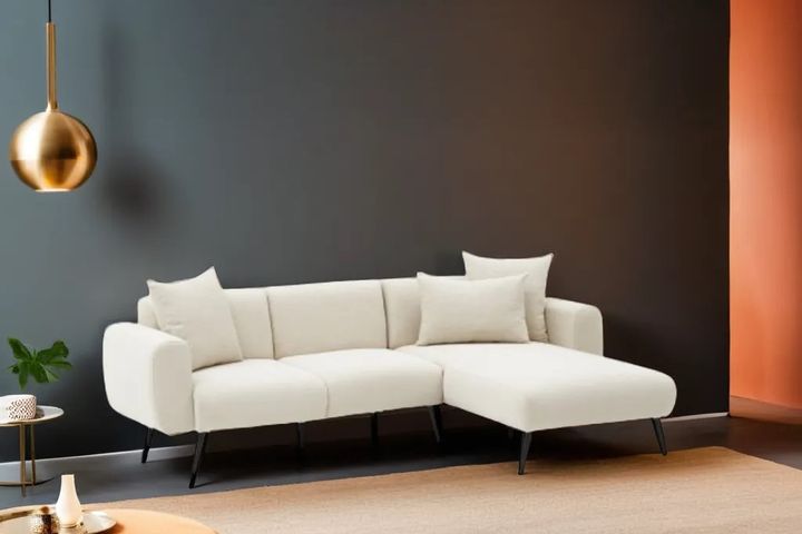 Side Hoekbank, Creme