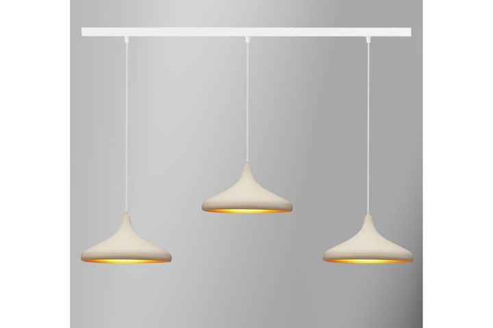 Bellezza Champion Hanglamp met 3 Lampjes, Wit