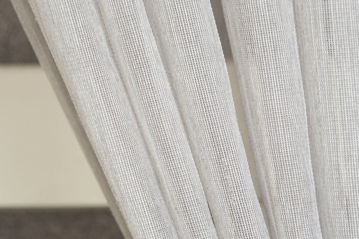 Massarelli Valerio Tule Gordijn, 150x260 cm, Zilver