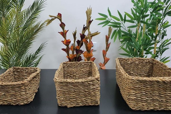 Claire 3 Piece Decorative Storage Basket