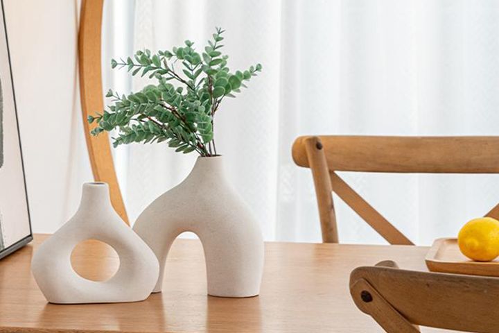 Perrie Moderne Vazen Set, Cremeg