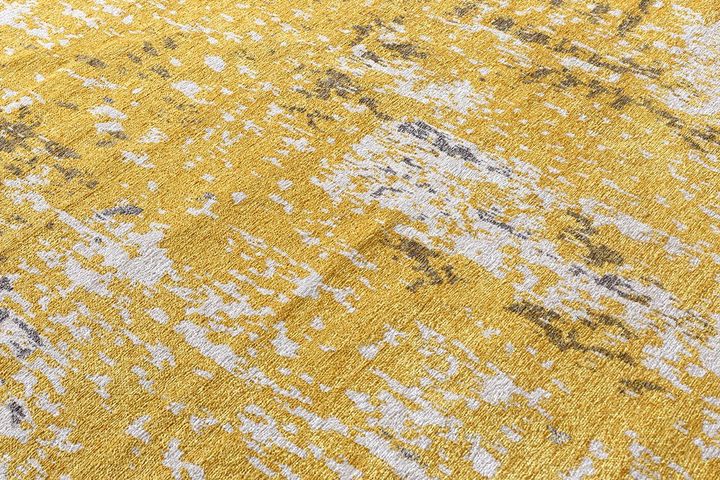 Moretti Dubbelzijdig Tapijt, 77x300 cm, Geel