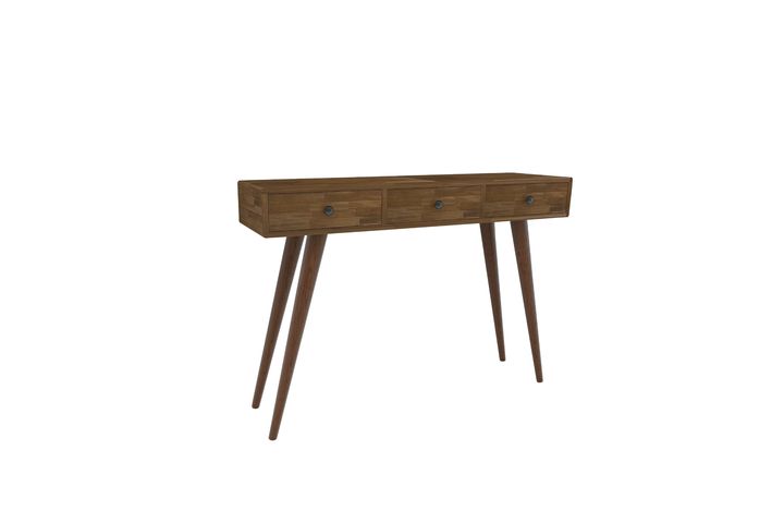 Woodface Rolls Houten Consoletafel, Bruin