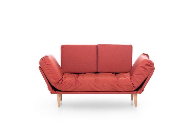 Futon Nina 2-Zitsbank, Steenrood