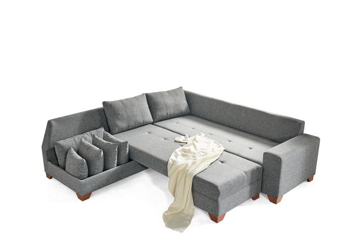 Esse Corner Sofa Left Chaise, Grey