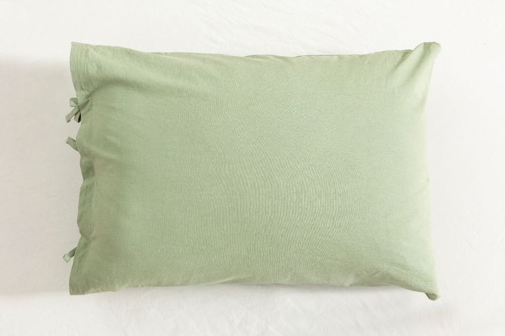 Zelené bavlněné povlečení LUNA Elara (washed cotton), 240x220
