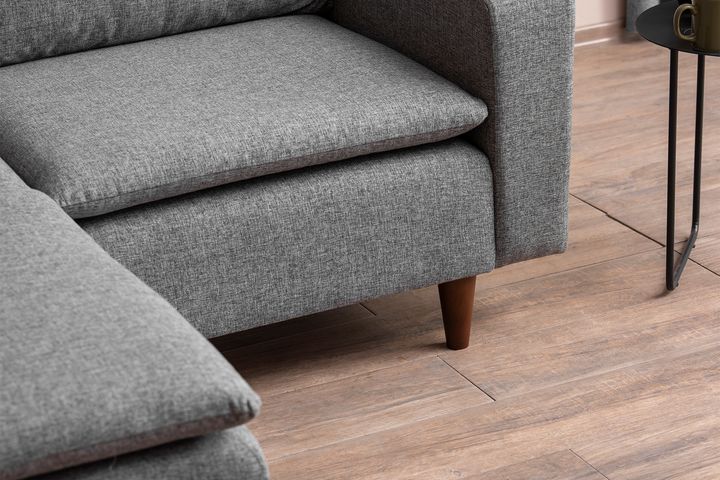 Pafu Lungo Mini-Hoekbank, Grijs